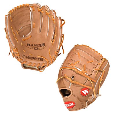 2007 Worth Ranger 12 Baseball Fielding Glove 2 Piece Solid Web