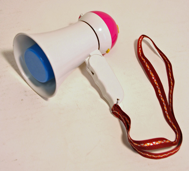 NEW Bull Horn Megaphone LOUD Speaker Bullhorn w Music