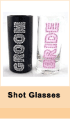 Bride and Groom Pimpin Shot Glass Shooters