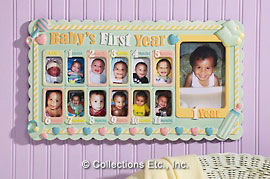 Babys First Year Photo Frame
