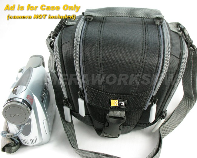 Padded CASE LOGIC Camcorder Bag for Small Video Cameras
