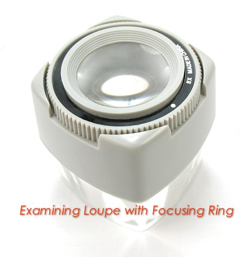8x Magnifying Loupe Loop with Focusing Ring