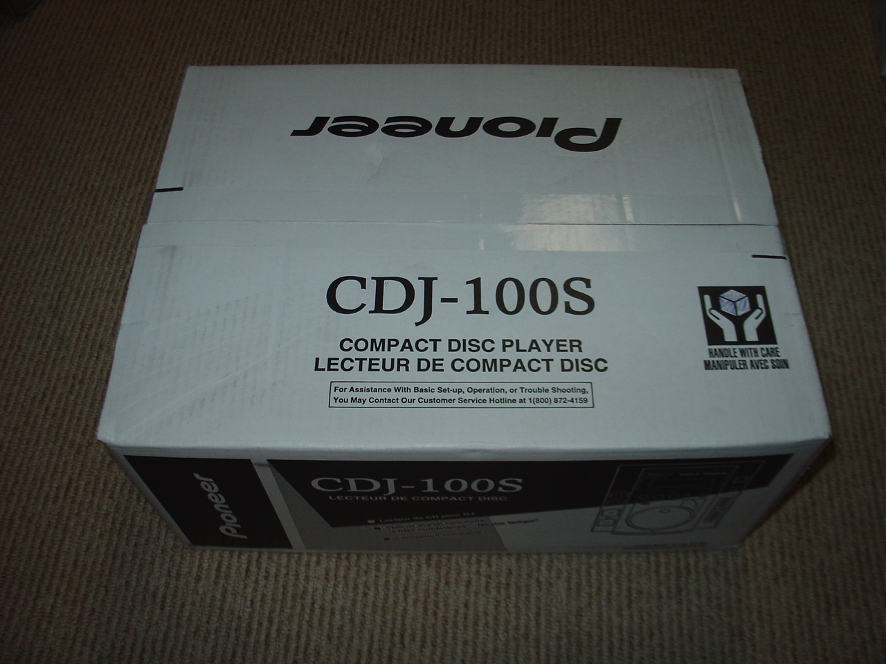 PIONEER CDJ-100S PROFESSIONAL DJ TURNTABLE CD PLAYER