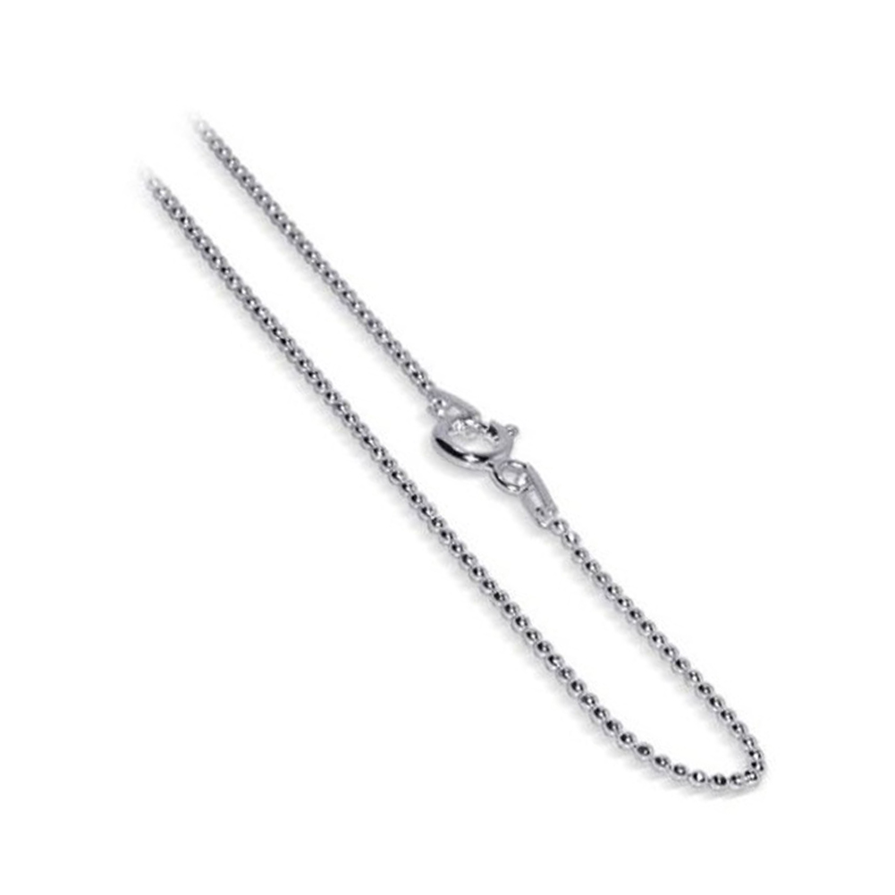 Sterling Silver Bead Chain Anklet Ankle Bracelet 10"