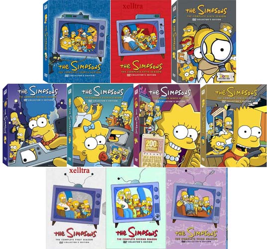 New Simpsons Complete Seasons 1 2 3 4 5 6 7 8 9 10,1-10