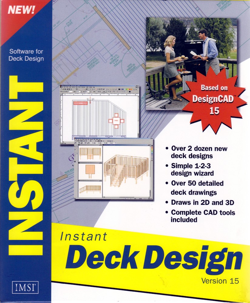 New Deck Design PC Software CAD Tools Builder Plans 3D