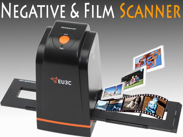 NEW! EU3C DIGITAL FILM 35MM NEGATIVES & SLIDES SCANNER!