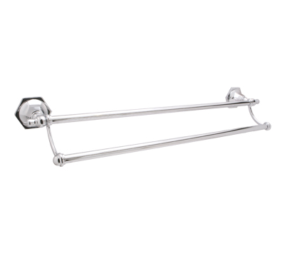 Huntington Brass Remington Chrome 24" Double Towel Bar