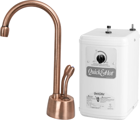 Instant Hot Cold Water Dispenser Copper Kitchen Faucet