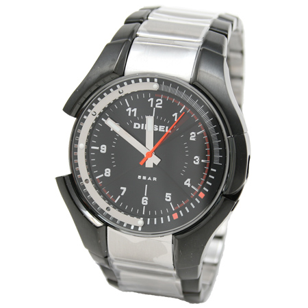 New Diesel * Racing Stripes Black DZ1137 * Men