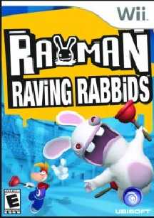 NINTENDO WII GAME RAYMAN RAVING RABBIDS COMPLETE! PP
