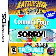 4 Nintendo Ds Games Battleship Sorry Connect Four