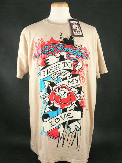 New NWT Authentic Ed Hardy Mens T Tee Shirt size 3XL