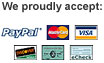 We Proudly Accept