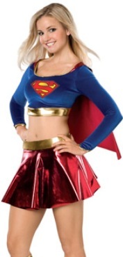 Childrens Costume TEEN Super Girl Supergirl Outfit NEW