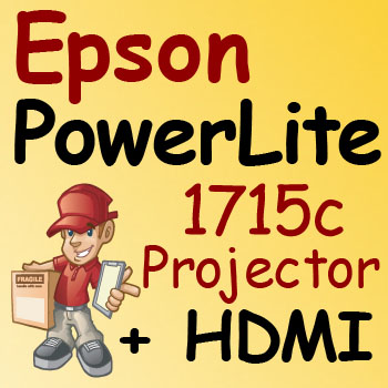 Epson PowerLite 1715c 3LCD HDTV LCD Projector NEW+ HDMI