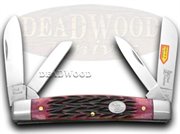 SW 121RWJ CONGRESS 88: Steel Warrior Large Congress - Red Walnut Jigged Bone Handles Pocket Knife Knives