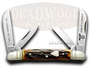 BD2051/IV RED STAG CONGRESS JIM: BULLDOG Genuine Red Deer Stag Congress 1/100 Pocket Knife Knives