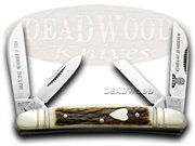 BD2051/IV STAG CONGRESS JIM PAR: BULLDOG Genuine Deer Stag Congress Pocket Knife Knives