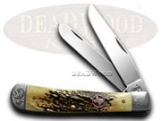 CA91382 TX STAG TRAPPER: CASE XX Texas Genuine Stag Trapper 1/300 Pocket Knife Knives