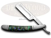 SW FF-128IAB RAZOR: FROST FAMILY Imitation Abalone Razor Pocket Knife Knives