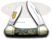 SW FF-124IAB CANOE: FROST FAMILY Imitation Abalone Canoe Pocket Knife Knives