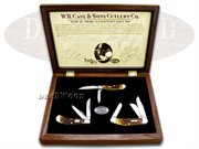 CA7166 TONY BOSE COMMEMORATIVE: CASE XX Tony Bose Commemorative 1/500 Sowbelly, Saddlehorn & Sway Back Jack Pocket Knife Knives