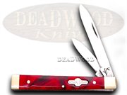 GB103RV RED VELVET: German Bull Brand Doctor Knife Knives - Red Velvet Corelon Handles