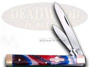 GB103STAR DR STAR BANGLE: German Bull Brand Doctor Knife Knives - Star Spangled Banner Handles