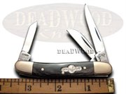 GB106-BH BUFFALO HORN STOCKMAN: German Bull Brand Range Rider Stockman - Buffalo Horn Knife Knives