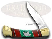 RYH WILD LIFE BEAR BK110 25: BUCK 110 Yellowhorse 1/25 Folding Hunter BEAR Wildlife Series Pocket Knife Knives