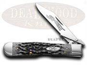 CA3562 CHEETAH WORN BLACK BONE: CASE XX Pocket Worn Black Bone Cheetah Pocket Knife Knives