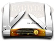 CS412308 CONGRESS AMBER STAG BO: CANAL STREET CUTLERY CO Amber Stag Bone Congress 1/300 Pocket Knife Knives