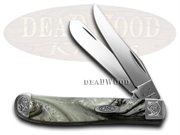 CA9207IQ/E MINI TRAPPER IV QUAR: CASE XX  Ivory Quartz Genuine Corelon Scrolled Bolsters Mini Trapper Pocket Knife Knives