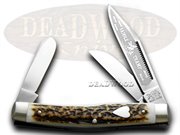 BD1435/III-GS STOCKMAN: German BULLDOG 1982 Vintage Saddle Tramp Stockman Genuine Deer Stag