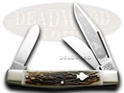 BD1478/III-GS STOCKMAN COWBOY B: German BULLDOG 1984 Vintage Cowboy's Pet Stockman Genuine Deer Stag