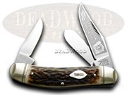 BD1540-VA/III-GS SOWBELLY: German BULLDOG 1984 Vintage Sowbelly VA Tobacco King Genuine Deer Stag