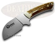 BO2BA533H EL AMIGO STAG FB: BOKER El Amigo Genuine Deer Stag Full Tine Fixed Blade Pocket Knife Knives