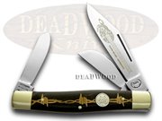 BC659BW/BH BIG DIAMONDBACK STOC: BUCK CREEK Barbed Wire Buffalo Horn Diamondback Stockman Pocket Knife Knives