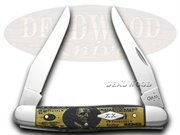 CA6442-100D MUSKRAT SMOOTH ANTI: CASE XX 100 Dollar Bill 1/500 Muskrat Smooth Antique Bone