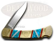 RYH BK110 INSPIRATION 50: BUCK 110 Yellowhorse 1/50 Folding Hunter INSPIRATION Pocket Knife Knives