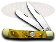 BC254AM TRAPPER AMBER MIST: Buck Creek Amber Mist Trapper Pocket Knife Knives GERMAN
