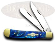 GB254BCC TRAPPER BLUE CLOUD: GERMAN BULL Blue Cloud Trapper Pocket Knife Knives