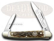 HR PU-HR2/STAG 1937 Ford: HEN & ROOSTER AND 160th Stag Whittler 1937 Ford Pocket Knife Knives
