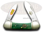SW 35-124GSB LITTLE CANOE: FROST FAMILY 35th Green Little Canoe Pocket Knife Knives