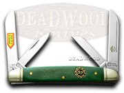 SW 35-115GSB BENT CRK CONGRESS: FROST FAMILY 35th Green Bone Congress Pocket Knife Knives