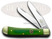 SW 35-108GSB TRAPPER: FROST FAMILY 35th Green Bone Trapper Pocket Knife Knives