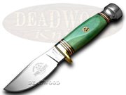 SW 35-113GSB BUCK SKNR: FROST FAMILY 35th Green Buck Skinner Pocket Knife Knives
