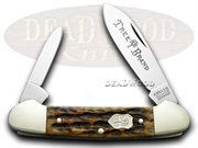BO200AB CANOE APPALOOSA BONE: BOKER TREE BRAND Appaloosa Bone Canoe Pocket Knife Knives