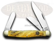 HR313 24K STOCKMAN: HEN & ROOSTER AND 24K Karat Gold Stockman Pocket Knife Knives